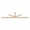 Ekena Millwork Saratoga Smooth Timber Gable Bracket, Douglas Fir, 108"W x 22"H x 1 1/2"D x 3 1/2"F, 5/12 Pitch GBW108X22X0204SAR00SDF - alternate 1